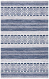 Striped Kilim 522 Hand Woven 90% Cotton and 10% Wool Contemporary Rug