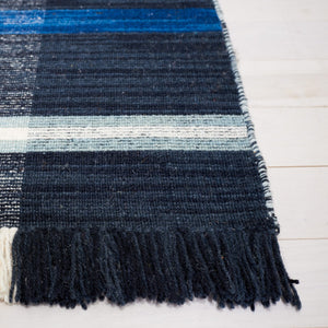Striped Kilim Rug - Exquisite 95% Wool & 5% Cotton Flat Weave for Modern Home Décor Showcase