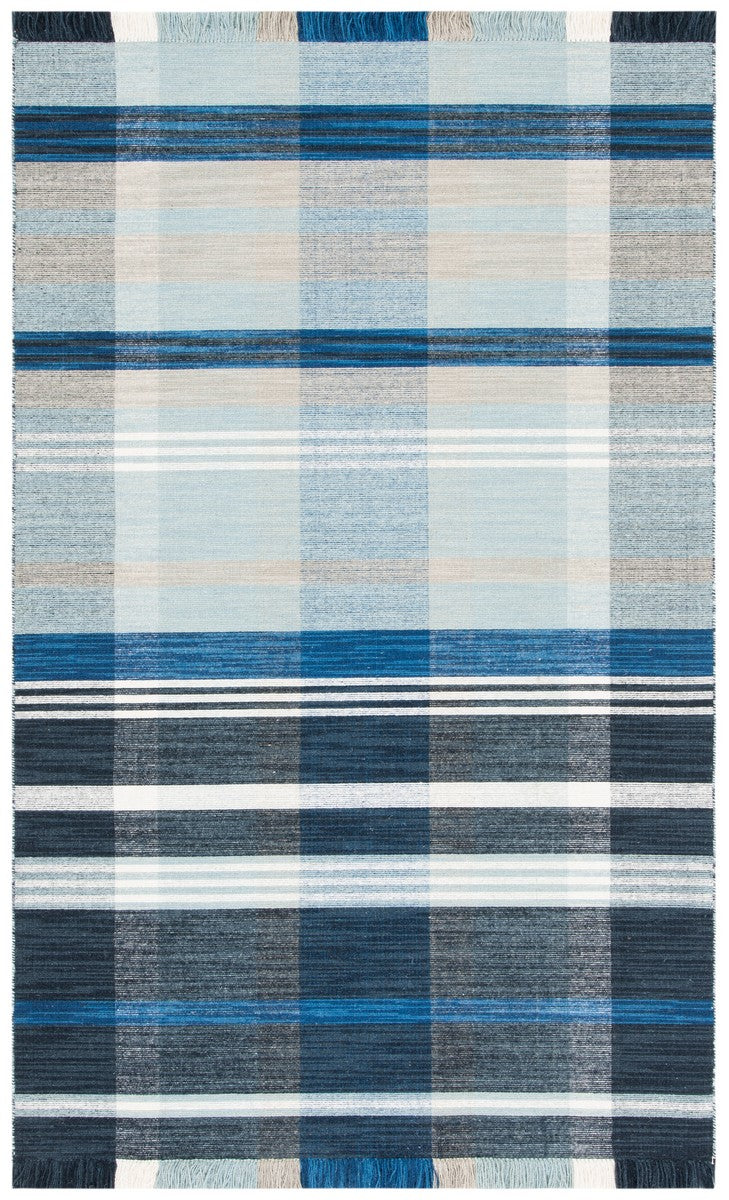 Safavieh Striped Kilim 703 Flat Weave 95% Wool and 5% Cotton Contemporary Rug STK703N-9