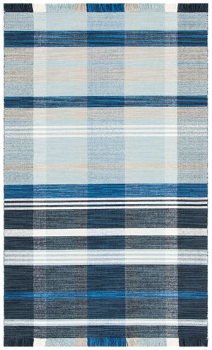 Striped Kilim Rug - Exquisite 95% Wool & 5% Cotton Flat Weave for Modern Home Décor Showcase