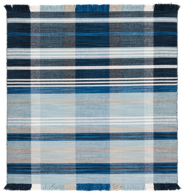 Striped Kilim Rug - Exquisite 95% Wool & 5% Cotton Flat Weave for Modern Home Décor Showcase