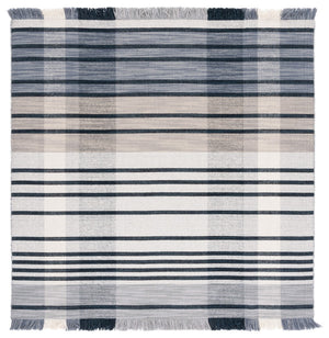 Striped Kilim 704 Flat Weave Rug - Luxurious 95% Wool Blend, Contemporary Design for Stylish Spaces