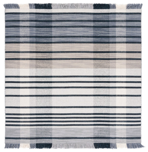 Striped Kilim 704 Flat Weave Rug - Luxurious 95% Wool Blend, Contemporary Design for Stylish Spaces