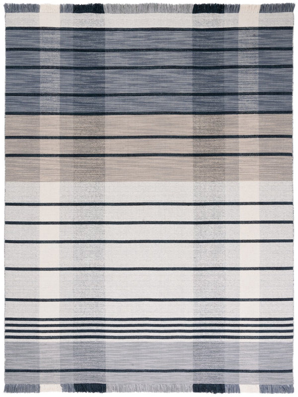 Striped Kilim 704 Flat Weave Rug - Luxurious 95% Wool Blend, Contemporary Design for Stylish Spaces