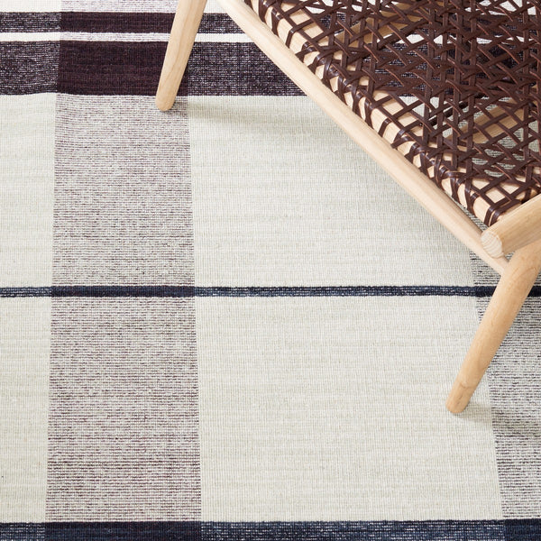Striped Kilim 705 Flat Weave Rug - Luxurious 95% Wool and 5% Cotton - Perfect Contemporary Accent