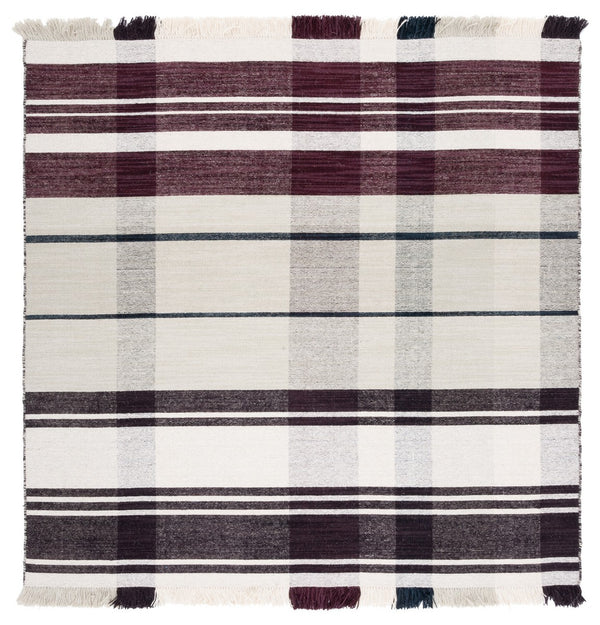 Striped Kilim 705 Flat Weave Rug - Luxurious 95% Wool and 5% Cotton - Perfect Contemporary Accent