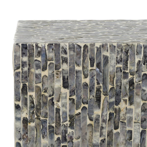 Safavieh Blythe Square Stool XII23 Jet Black  Wood STL1801B