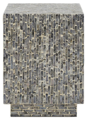 Safavieh Blythe Square Stool XII23 Jet Black  Wood STL1801B