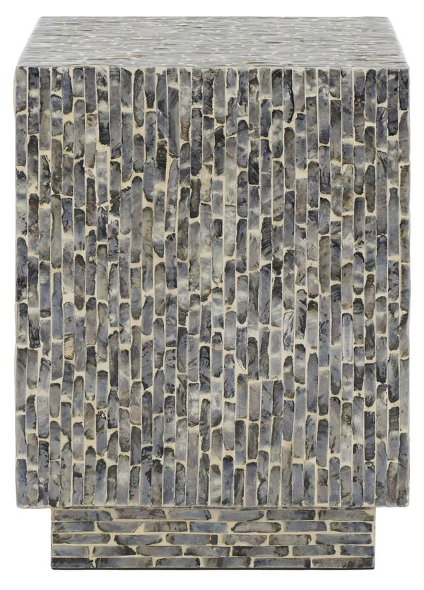 Safavieh Blythe Square Stool XII23 Jet Black  Wood STL1801B