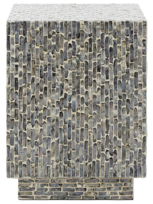 Safavieh Blythe Square Stool XII23 Jet Black  Wood STL1801B