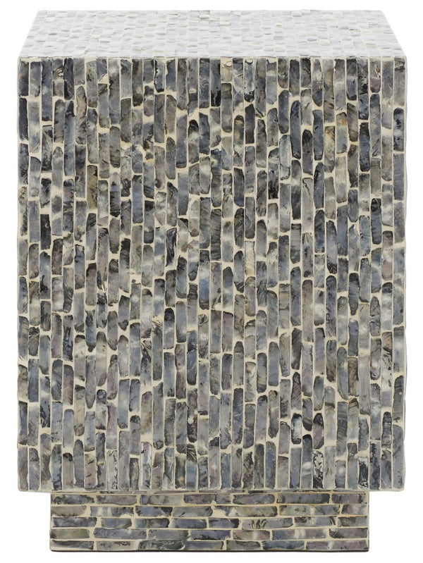 Safavieh Blythe Square Stool XII23 Jet Black  Wood STL1801B