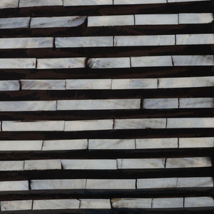 Safavieh Harlon Round Stool XII23 Multi Black Faux Mother Of Pearl Wood STL1803A