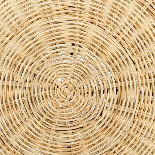 Safavieh Tritan Handcrafted Rattan Accent Table/Stool - Versatile, Lightweight, Natural Finish For Any Space STL6502A