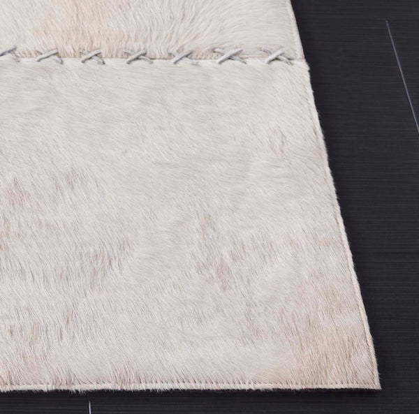 Safavieh Studio Leather Hand-Woven Area Rug 824A Beige – Geometric Rustic Lodge Design, Durable Artisan Craftsmanship 6'-0" x 9'-0" STL824A-6