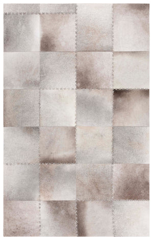 Safavieh Studio Hand‑Woven Leather Accent Panel 824F Grey — Geometric Rustic Chic Focal Piece For Home Decor 5'-0" x 8'-0" STL824F-5