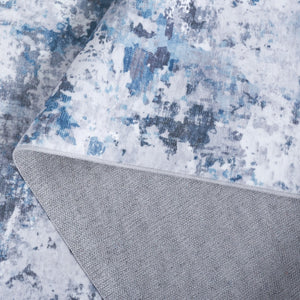 Safavieh Santa Monica 872a Ivory Blue Ivory ,Blue Polyester Stm872a-5