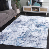 Safavieh Santa Monica 872a Ivory Blue Ivory ,Blue Polyester Stm872a-5