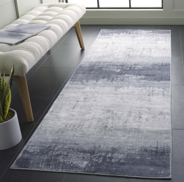 Safavieh Santa Monica 874f Elegant Light Gray Rug - Soft Polyester, Chic Design For Any Space Decor Light Grey ,Grey Polyester Stm874f-6sq