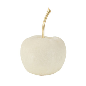 Zeugma Stone Look Apple 30316 - Elegant Marble Finish Décor, 5.5" Resin Sculpture For Home & Office Charm   Cf1230316