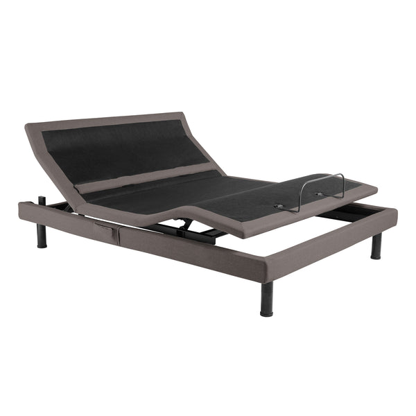 Malouf S755 Adjustable Bed Base - Experience Ultimate Comfort With Massage, Bluetooth & Smart Features Charcoal Charcoal Stmas755txab