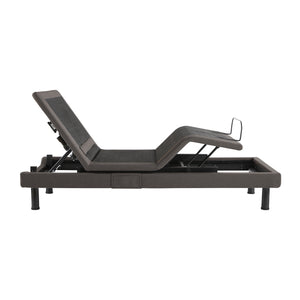 Malouf S755 Adjustable Bed Base - Experience Ultimate Comfort With Massage, Bluetooth & Smart Features Charcoal Charcoal Stmas755txab