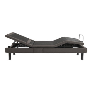 Malouf S755 Adjustable Bed Base - Experience Ultimate Comfort With Massage, Bluetooth & Smart Features Charcoal Charcoal Stmas755txab