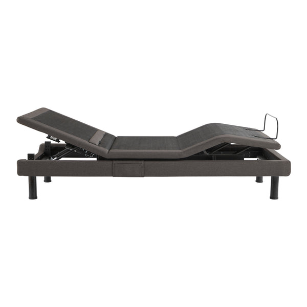 Malouf S755 Adjustable Bed Base - Experience Ultimate Comfort With Massage, Bluetooth & Smart Features Charcoal Charcoal Stmas755txab