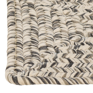 Safavieh Braided Hand‑Woven Stair Tread 8"X28" Grey Ivory Low‑Pile Slip‑Resistant Runner For Hallway Safety STT201F-SET13