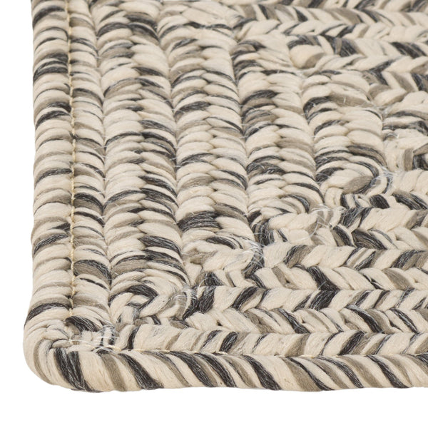 Safavieh Braided Hand‑Woven Stair Tread 8"X28" Grey Ivory Low‑Pile Slip‑Resistant Runner For Hallway Safety STT201F-SET13
