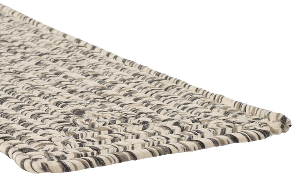 Safavieh Braided Hand‑Woven Stair Tread 8"X28" Grey Ivory Low‑Pile Slip‑Resistant Runner For Hallway Safety STT201F-SET13