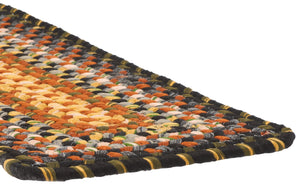 Safavieh Braided Hand-Woven Stair Tread 308A Multi — Durable Low-Profile 8"X28" Slip-Resistant Coastal Accent STT308A-SET13