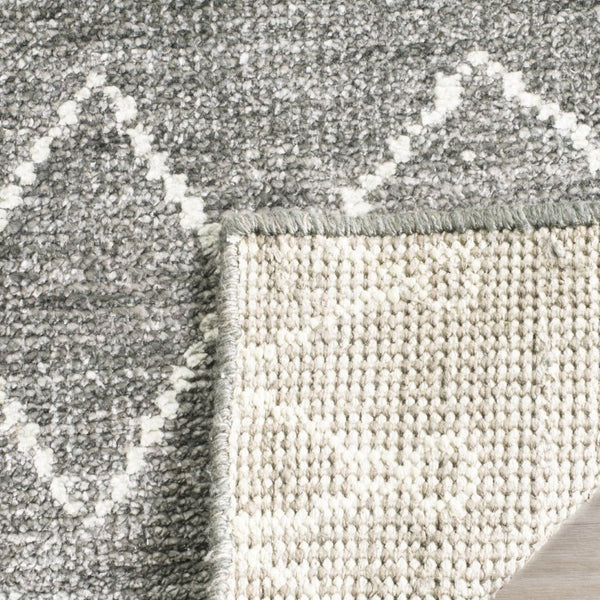 Safavieh Stone Wash Bamboo Silk Hand Knotted Rug Bohemian Geometric Accent for Modern Interiors STW312A-1SQ