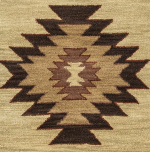 Rizzy Southwest SU2007 Hand Tufted Southwest Wool Rug Beige 9' x 12'