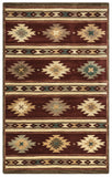 Rizzy Southwest SU2012 Hand Tufted Southwest Wool Rug Red 9' x 12'