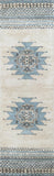 Rizzy Southwest SU567A Hand Tufted Southwest Wool Rug Blue 2'6" x 8'
