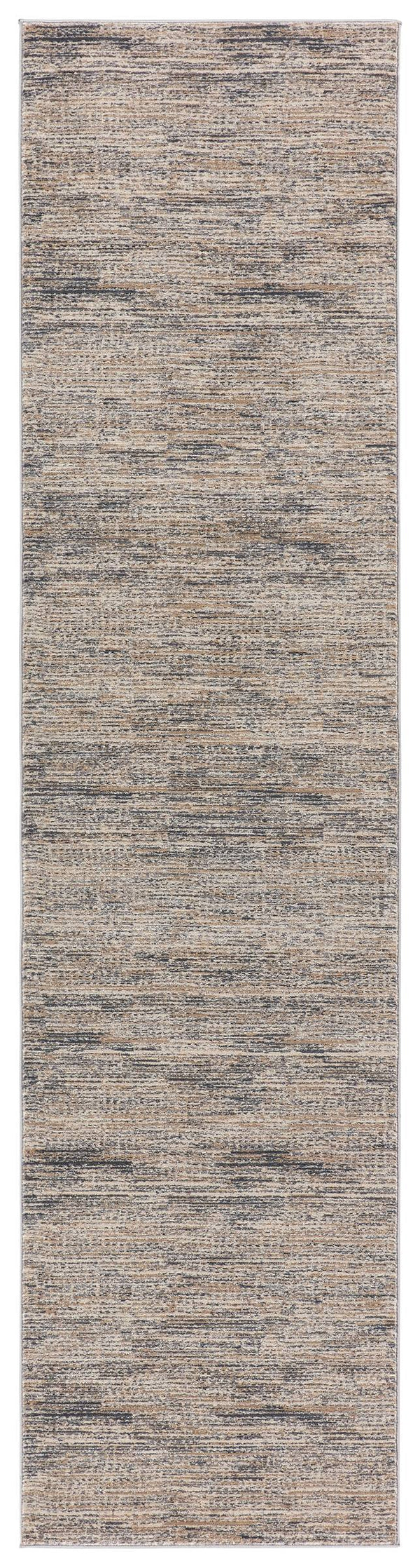 Jaipur Living Jaipur Living Pasque Abstract Runner Rug High-low Pile Navy Tan Hallway Accent RUG152865