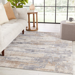Jaipur Living Jaipur Living Soltani Abstract Polypropylene Runner Rug Neutral Hallway Accent RUG152872