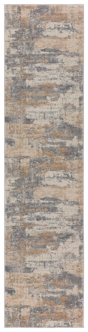 Jaipur Living Jaipur Living Soltani Abstract Polypropylene Runner Rug Neutral Hallway Accent RUG152872