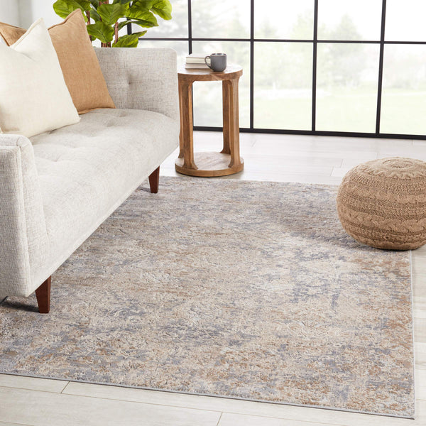 Jaipur Living Jaipur Living Distressed Medallion Runner Rug Neutral Carved Pile Hallway Accent RUG152886