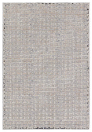 Jaipur Living Sundar Baxley Sud06 Powerloomed Machinemade 60% Polypropylene 40% Polyester Geometric Geometric Indoor Rug Gray, Beige 60% Polypropylene 40% Polyester Rug155954