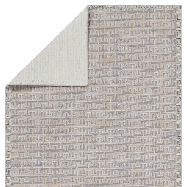 Jaipur Living Sundar Baxley Sud06 Powerloomed Machinemade 60% Polypropylene 40% Polyester Geometric Geometric Indoor Rug Gray, Beige 60% Polypropylene 40% Polyester Rug155954