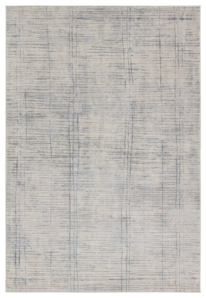 Jaipur Living Sundar Paolini Sud07 Powerloomed Machinemade 60% Polypropylene 40% Polyester Lines Stripes Indoor Rug Gray, Blue 60% Polypropylene 40% Polyester Rug155960