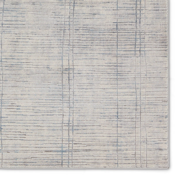 Jaipur Living Sundar Paolini Sud07 Powerloomed Machinemade 60% Polypropylene 40% Polyester Lines Stripes Indoor Rug Gray, Blue 60% Polypropylene 40% Polyester Rug155960