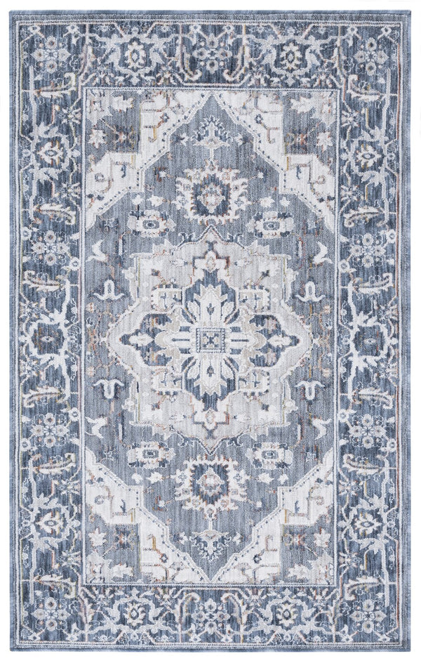 Safavieh Sutton Stylish Space Dyed Polyester Rug In Modern Grey And Navy For Chic Home Decor Solutions Grey ,Navy Space Dyed Polyester Sut102f-28