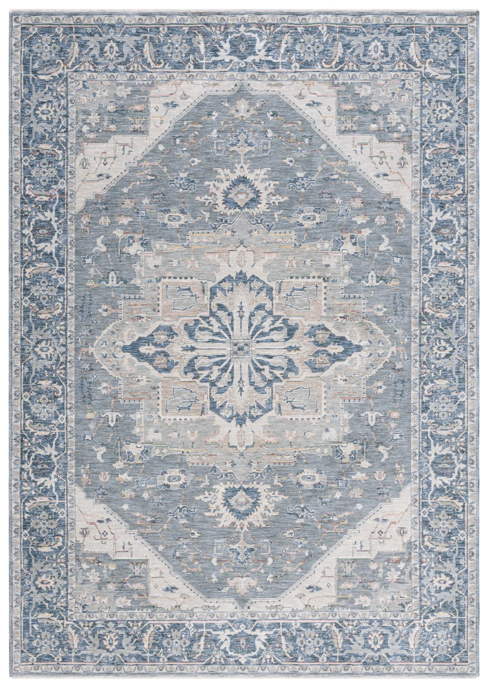 Safavieh Sutton Stylish Space Dyed Polyester Rug In Modern Grey And Navy For Chic Home Decor Solutions Grey ,Navy Space Dyed Polyester Sut102f-28