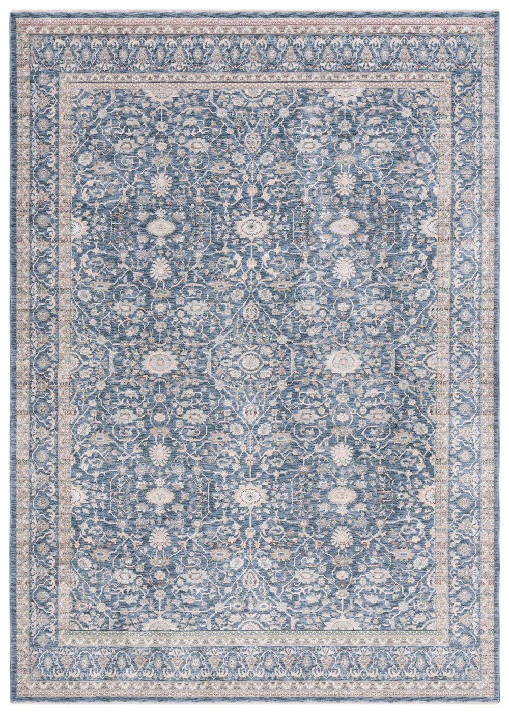 Safavieh Sutton Stylish Space Dyed Polyester Rug – Elevate Your Home Décor With Timeless Elegance Navy ,Beige Space Dyed Polyester Sut103n-24