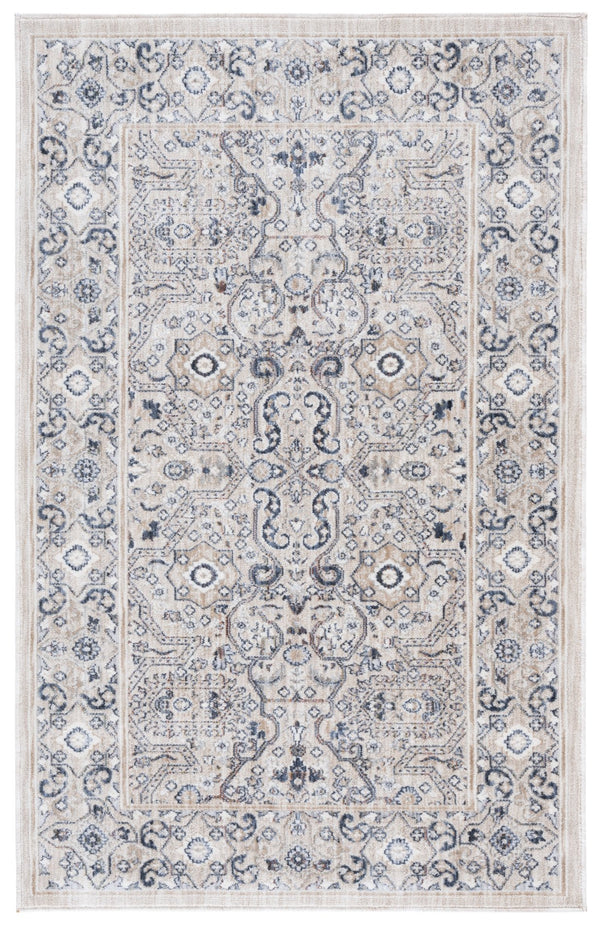 Safavieh Sutton Modern Space Dyed Polyester Rug – Stylish Beige And Navy Design For Any Room Decor Beige ,Navy Space Dyed Polyester Sut104b-28