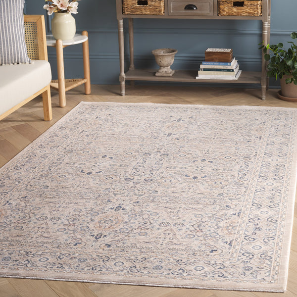Safavieh Sutton Modern Space Dyed Polyester Rug – Stylish Beige And Navy Design For Any Room Decor Beige ,Navy Space Dyed Polyester Sut104b-28