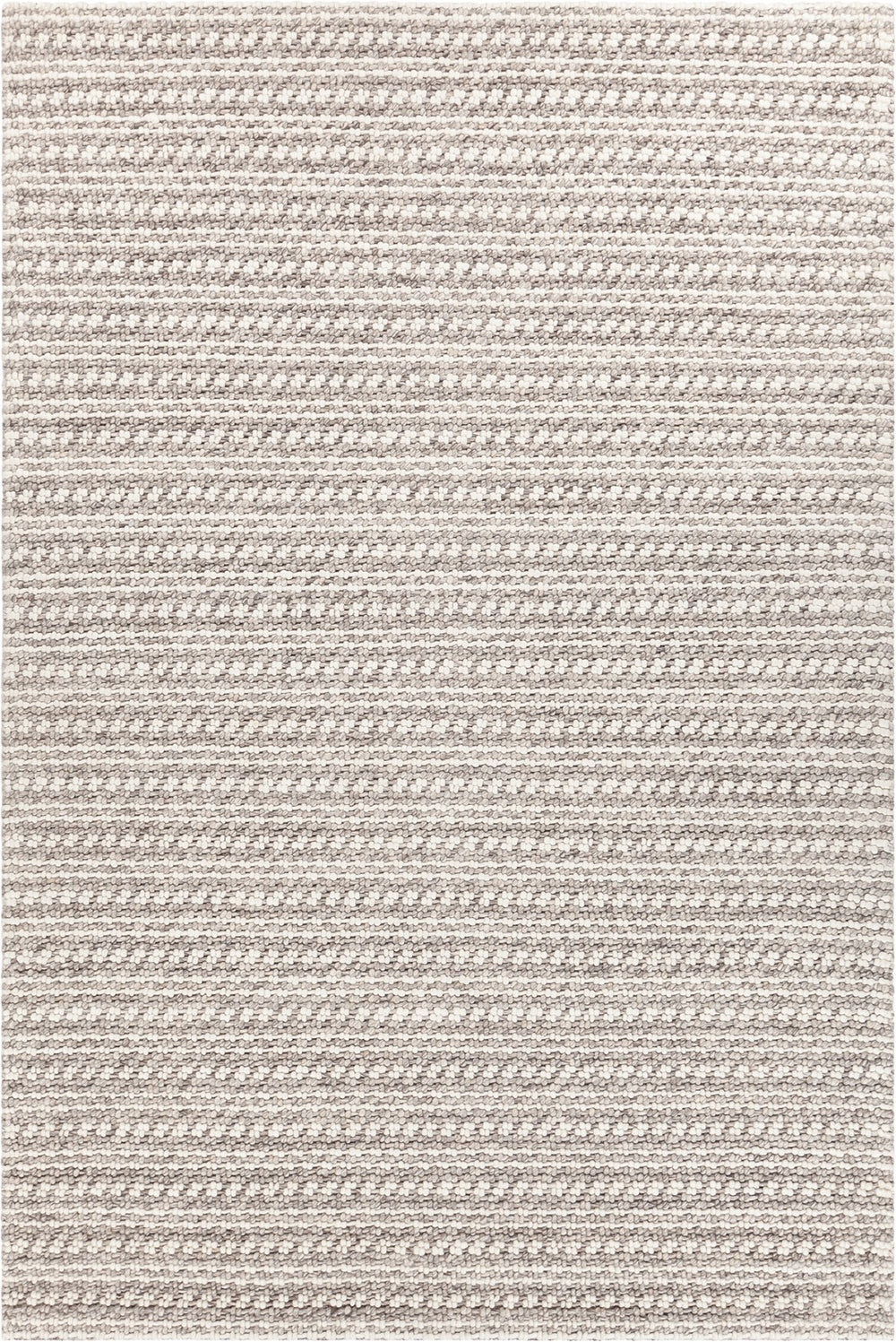 Chandra Rugs Hand Woven Contemporary Rug - Luxurious Artistry And Texture For A Sophisticated Home Makeover Taupe,White Wool,Viscose Suz55600-79106