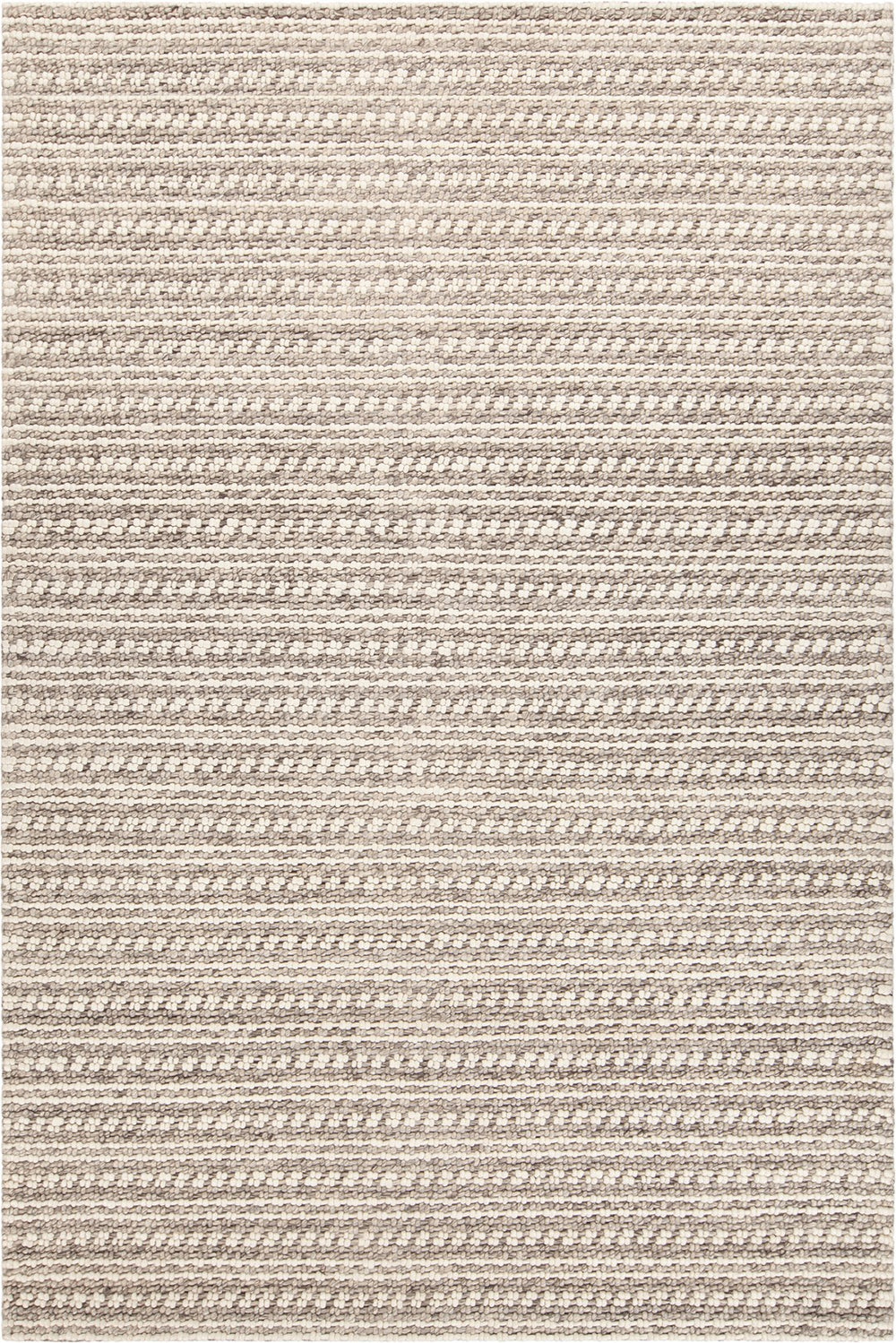 Chandra Rugs Hand Woven Contemporary Rug - Elevate Your Space With Unique Texture And Artisanal Charm Today! Silver,White Wool,Viscose Suz55601-79106